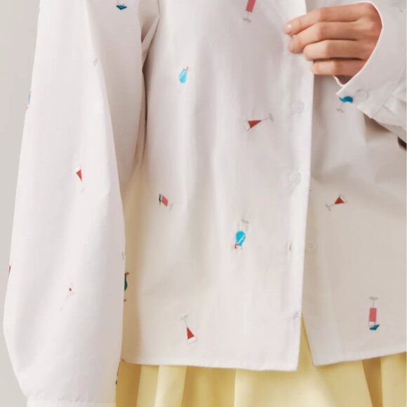 Anthopologie x En Saison Nellie Buttondown Shirt - Picture 3 of 7
